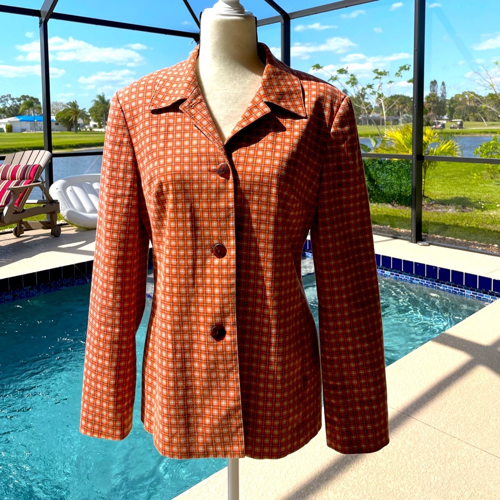 GUESS High End Luxury Designer blazer/jacket - SZ 10 Preppy Avant Garde